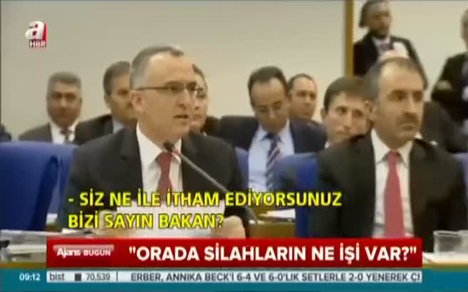 Komisyonda silah tartışması