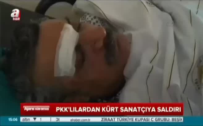 PKK'lılardan Kürt sanatçıya saldırı