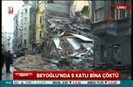 İstanbulda bina çöktü