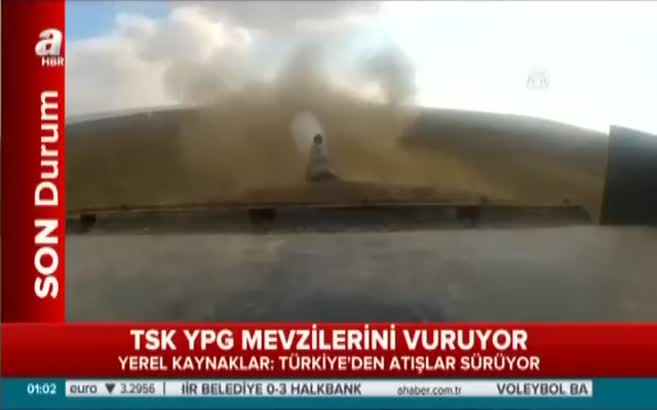 Türkiye, PYD ve Esad güçlerini vuruyor!