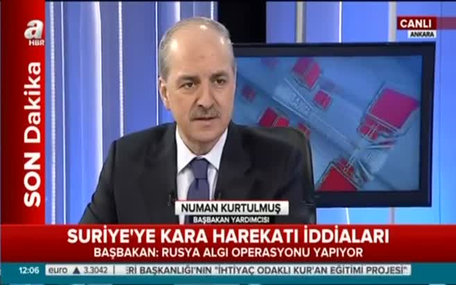 Numan Kurtulmuş: Suriye artık bir Türkiye meselesi
