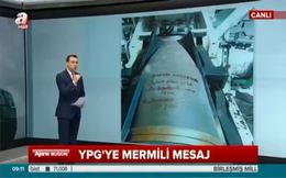 YPG’yi vuran mermilerin üzerine askerden anlamlı not