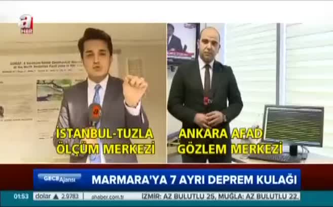 Marmara'ya 7 ayrı deprem kulağı