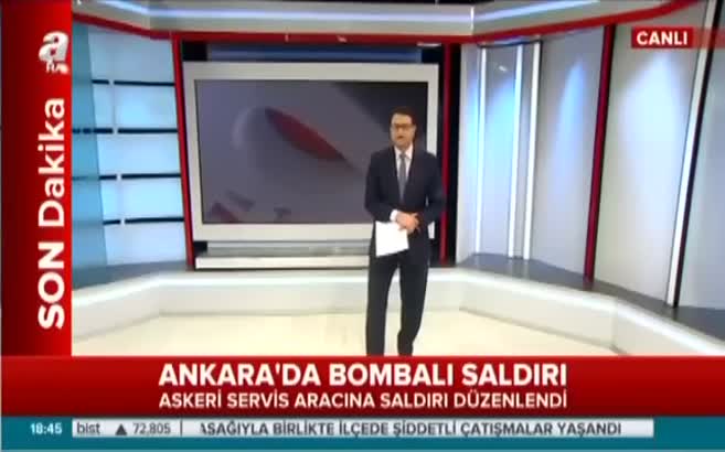 Ankara'da bombalı saldırı!
