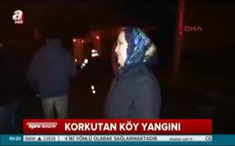 Korkutan köy yangını