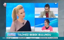 Talihsiz bebek bulundu