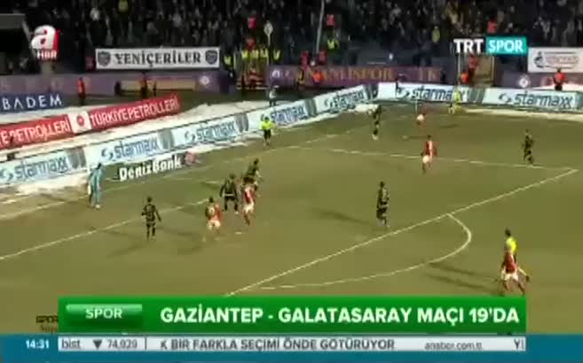 Gaziantep - Galatasaray maçı 19'da