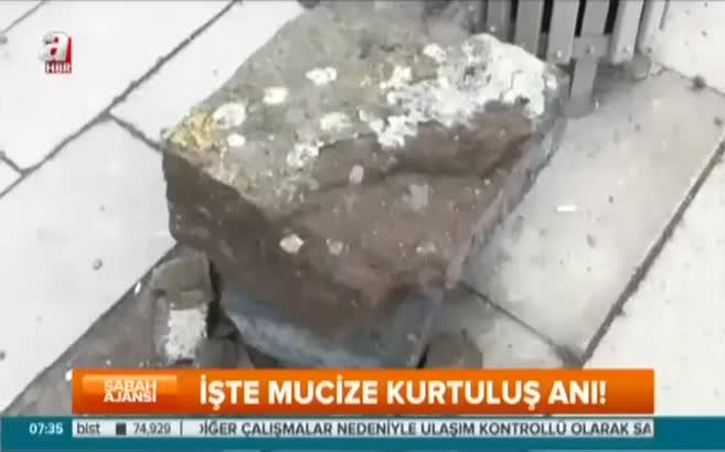 Mucize kurtuluş anı!