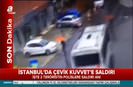 Polise saldırı anı