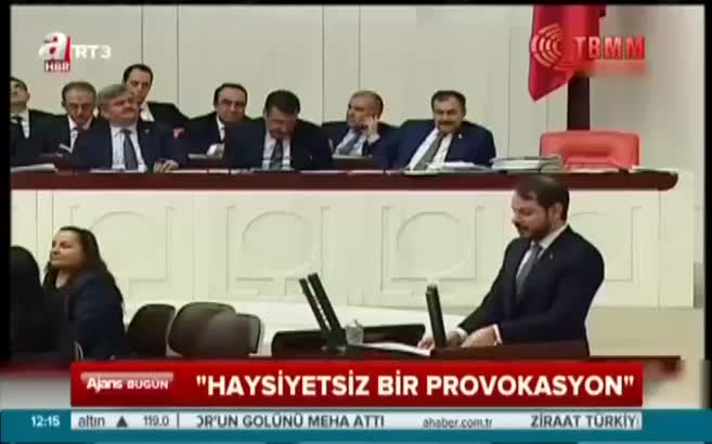 Albayrak: "Haysiyetsiz bir provokasyon"