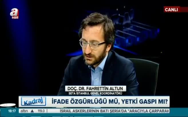 Doç.Dr.Fahrettin Altun: Karar yetki gaspıdır, siyasidir
