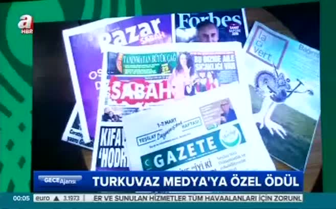 Turkuvaz'a Yeşilay ödülü