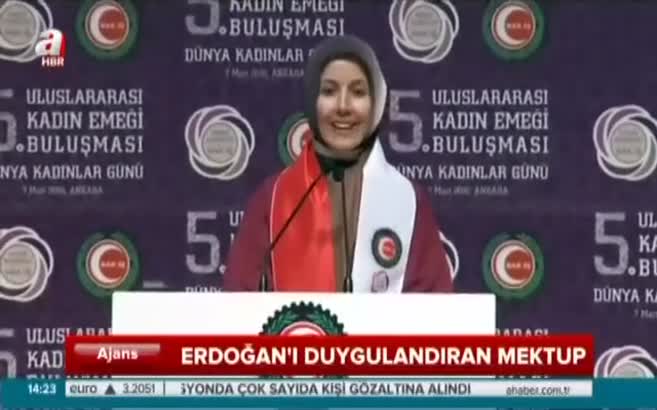 Erdoğan'ı duygulandıran mektup