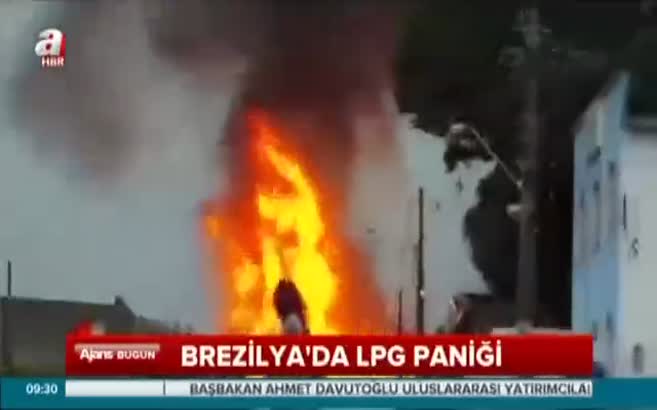 Brezilya'da LPG paniği