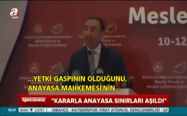 Adalet Bakanı Bozdağ: AYM'nin yaptığı hukuk cinayeti