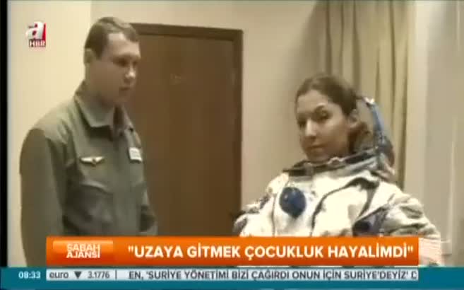 İlk kadın uzay turisti A Haber'de