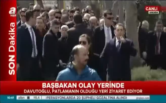 Başbakan olay yerinde