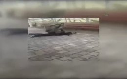 Cinayeti işledikten sonra kameraya zafer işareti yaptı