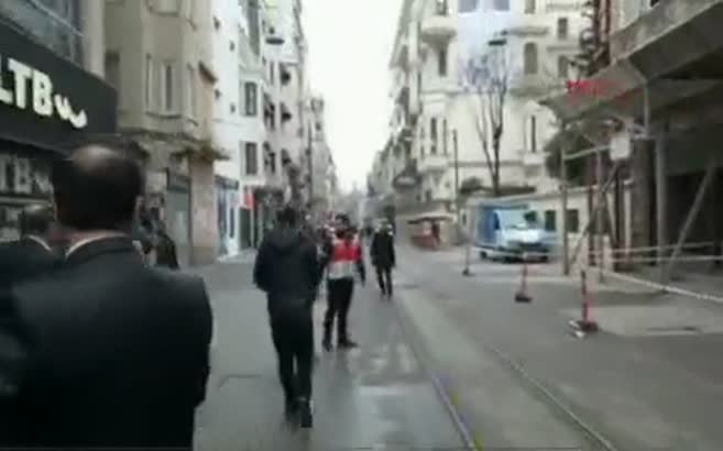 Taksim'deki patlamadan ilk görüntü