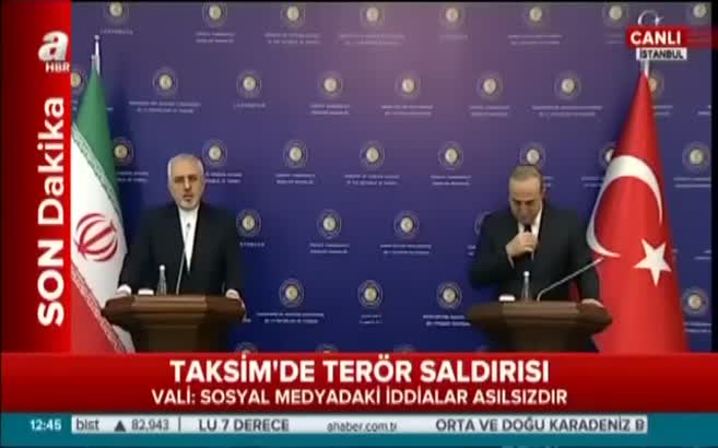 Taksim'deki saldırıya İran'dan sert tepki