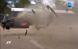 F1 pilotu Fernando Alonso’dan feci kaza