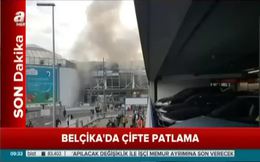 Brüksel Havalimanı’nda patlama anı