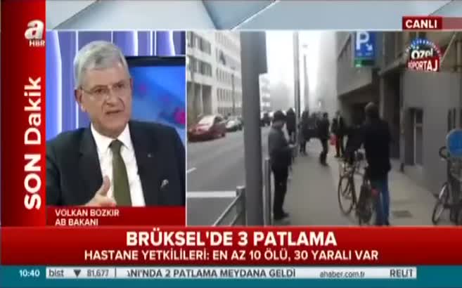 Bakan Bozkır, Brüksel'deki çadır krizini anlattı