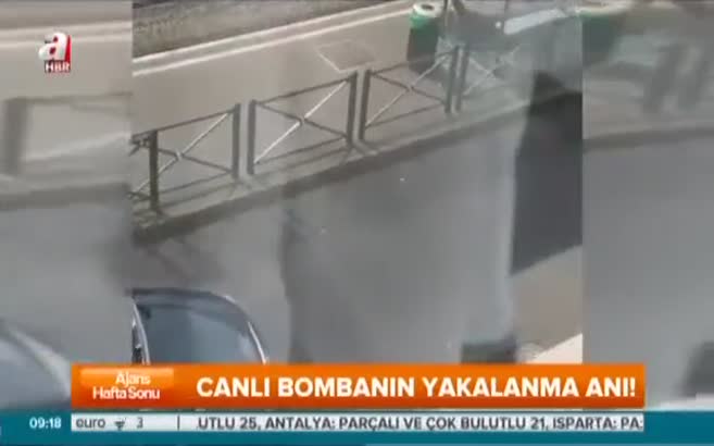 Canlı bombanın yakalanma anı!