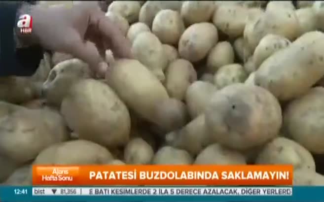 Patatesi buzdolabında saklamayın!