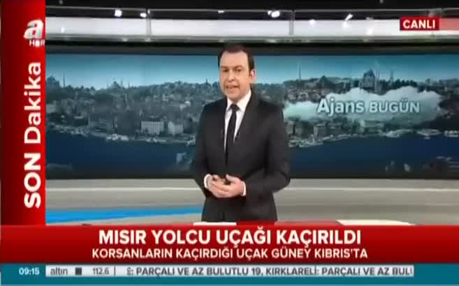 Mısır yolcu uçağı kaçırıldı