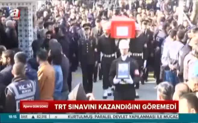 TRT sınavını kazandığını göremedi