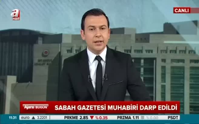 Can Dündar duruşmasında Sabah muhabirine alçak saldırı