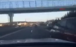 TEM’de ’ölüm’ oyunu!