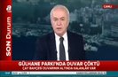 Gülhane Parkında duvar çöktü