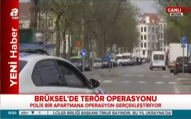 Brüksel'de terör operasyonu