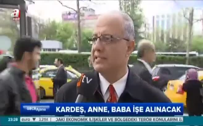 Şehit anne ve babasına iş imkanı