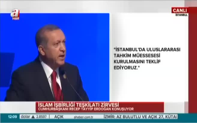 Erdoğan'dan Filistin ve KKTC çıkışı