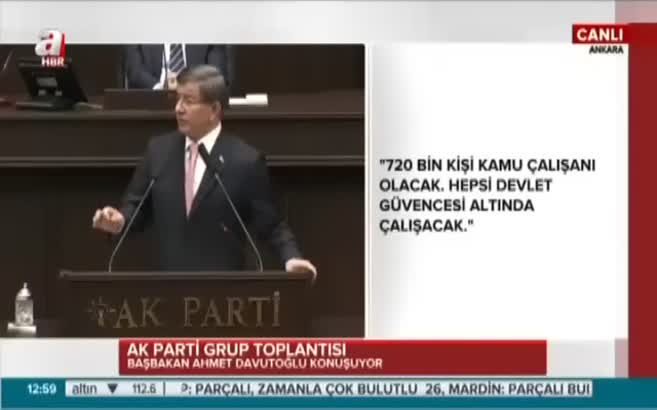 Davutoğlu; Olaylı derbiyle ilgili konuştu