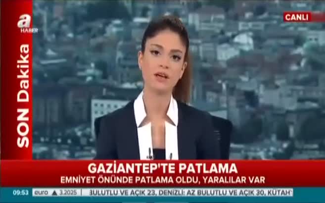 Gaziantep Emniyet Müdürlüğü binası önünde patlama