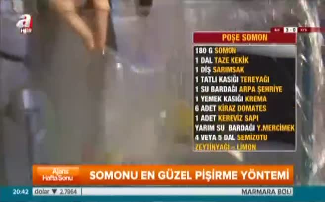 Bulaşık makinesinde 'somon' pişirdi