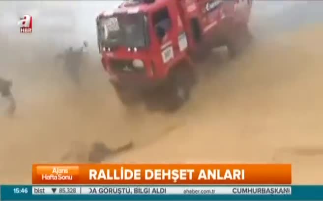 Rallide dehşet anları