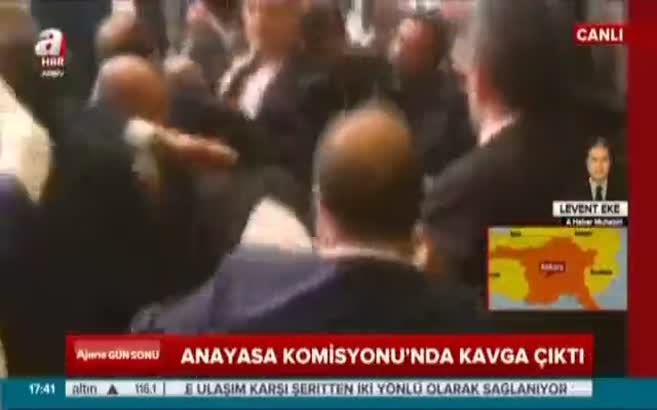 Meclis’te yine kavga çıktı