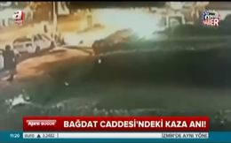 Bağdat Caddesi’nde Okan Arıkan’ı hayatından eden kazanın görüntüsü