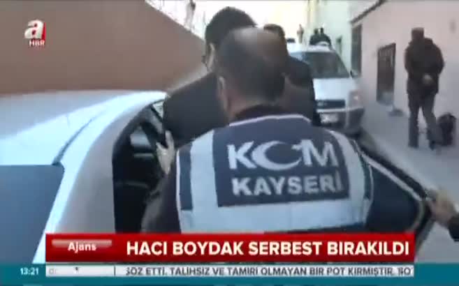 Hacı Boydak serbest bırakıldı