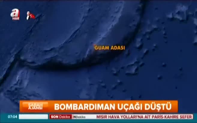 ABD bombardıman uçağı düştü