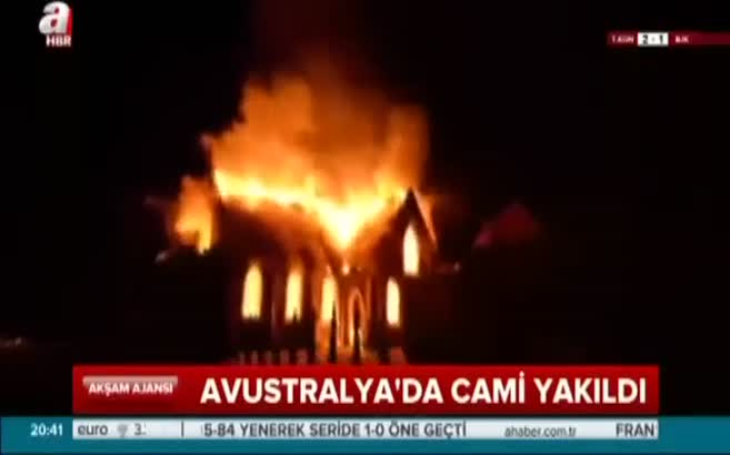 Bölgenin tek camisi kundaklandı