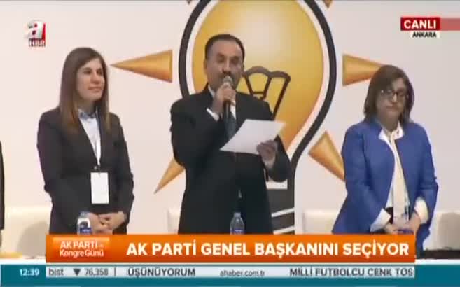 AK Parti kongresinde Cumhurbaşkanı Erdoğan'ın mesajı okundu