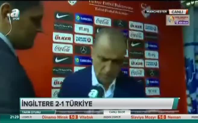 Fatih Terim maç sonu A Spor'un sorularını yanıtladı