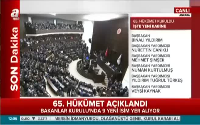 Binali Yıldırım'a sürpriz slogan