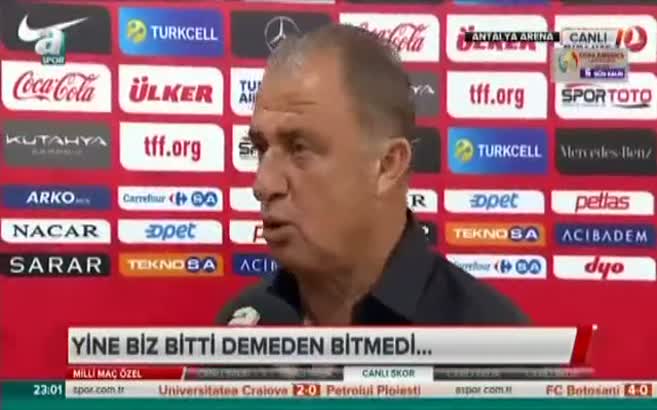 Fatih Terim: Benim için büyük risk